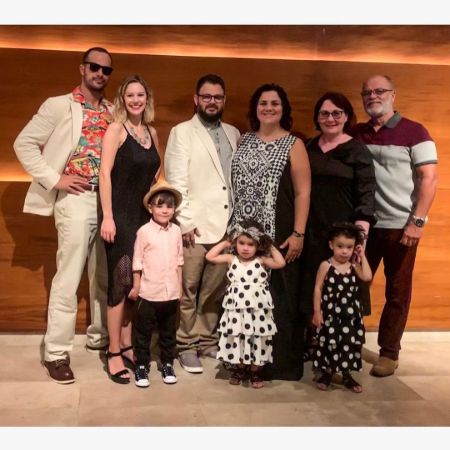 Boris Sanchez with his family